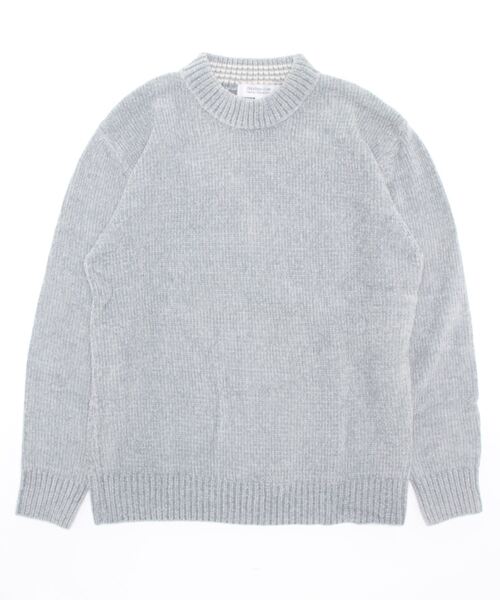 STYLEBLOCK(スタイルブロック)の「ポリモール天竺モックネックセーター(ニット/セーター・メンズ・パープル/チャコール/ネイビー/ブルー/セージグリーン/サックスブルー/ブラック/グレイッシュベージュ/オフホワイト・L/M/LL)」の7枚目の写真