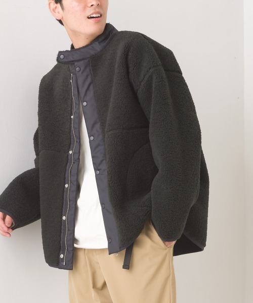 セール】ユニセックスボンディングボアブルゾン（ブルゾン）｜OMNES