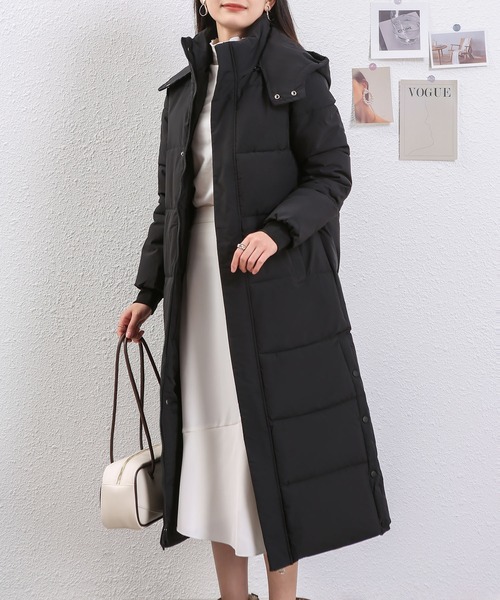 MAISON DE THERESE(メゾン ド テレーズ)の「ロングエコダウンフードコート(その他アウター・レディース・B/C/ブラック/A/アイボリー・M/L)」の9枚目の写真