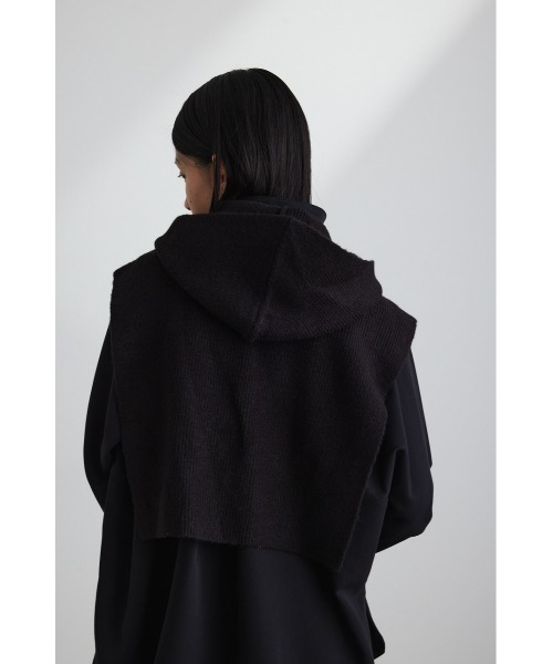STYLEMIXER(スタイルミキサー)の「フードネックウォーマー(ネックウォーマー/スヌード・レディース・ブラック/グレー・FREE)」の8枚目の写真