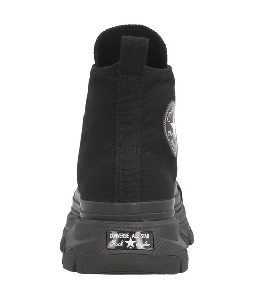 CONVERSE（コンバース）の「converse コンバース ALL STAR 100 TREKWAVE MN HI【撥水】レディーススニーカー ハイカット 厚底(オールスター100トレックウエーブMNHI) 1SD189 1SD188（スニーカー・レディース・ホワイト/ブラック・25.0cm/23.0cm/23.5cm/24.0cm/24.5cm）」の3枚目の写真