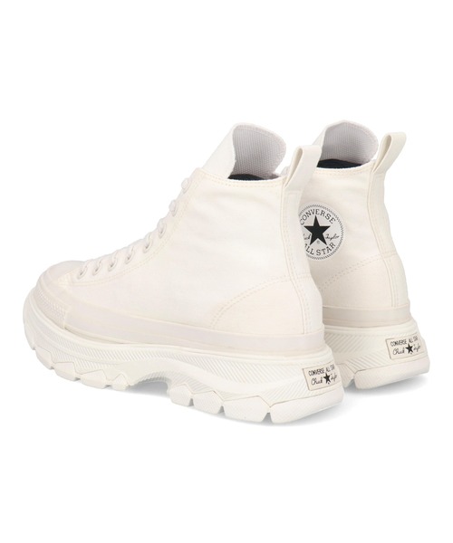 CONVERSE（コンバース）の「converse コンバース ALL STAR 100 TREKWAVE MN HI【撥水】レディーススニーカー ハイカット 厚底(オールスター100トレックウエーブMNHI) 1SD189 1SD188（スニーカー・レディース・ホワイト/ブラック・25.0cm/23.0cm/23.5cm/24.0cm/24.5cm）」の17枚目の写真