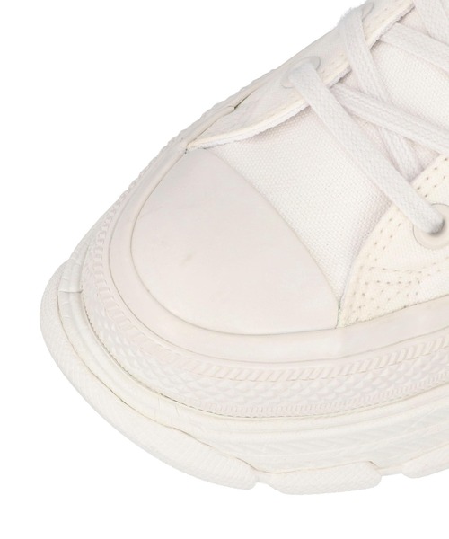 CONVERSE（コンバース）の「converse コンバース ALL STAR 100 TREKWAVE MN HI【撥水】レディーススニーカー ハイカット 厚底(オールスター100トレックウエーブMNHI) 1SD189 1SD188（スニーカー・レディース・ホワイト/ブラック・25.0cm/23.0cm/23.5cm/24.0cm/24.5cm）」の4枚目の写真