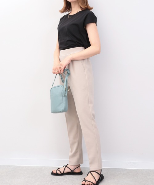 mil（ミル）の「カットジョーゼットテーパードパンツ（その他パンツ・レディース・グリーン/ピンク・M/S）」の7枚目の写真