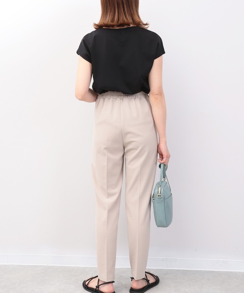 mil（ミル）の「カットジョーゼットテーパードパンツ（その他パンツ・レディース・グリーン/ピンク・M/S）」の8枚目の写真