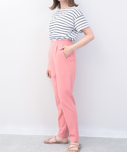 mil（ミル）の「カットジョーゼットテーパードパンツ（その他パンツ・レディース・グリーン/ピンク・M/S）」の13枚目の写真