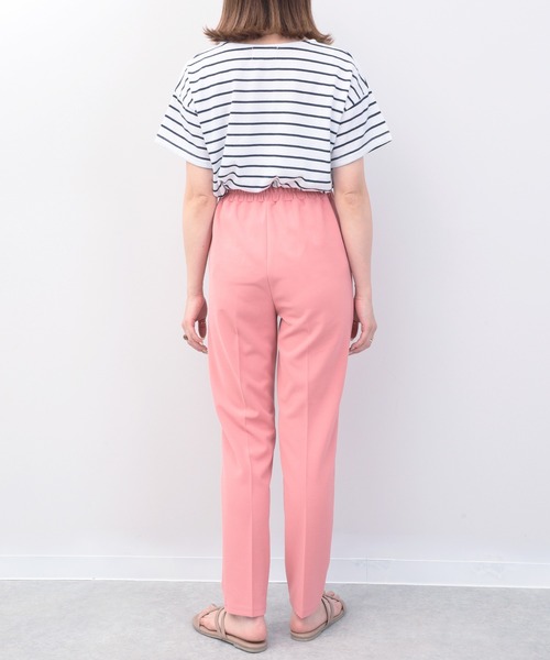 mil（ミル）の「カットジョーゼットテーパードパンツ（その他パンツ・レディース・グリーン/ピンク・M/S）」の14枚目の写真