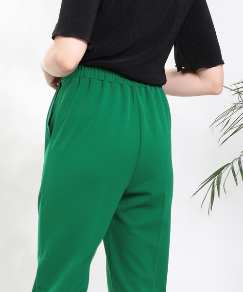 mil（ミル）の「カットジョーゼットテーパードパンツ（その他パンツ・レディース・グリーン/ピンク・M/S）」の17枚目の写真