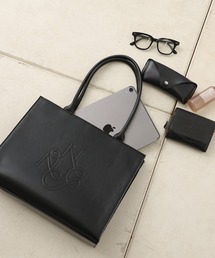one after another NICE CLAUP | 【再予約】A4サイズ収納/ロゴモチーフエンボストートバッグ(トートバッグ)