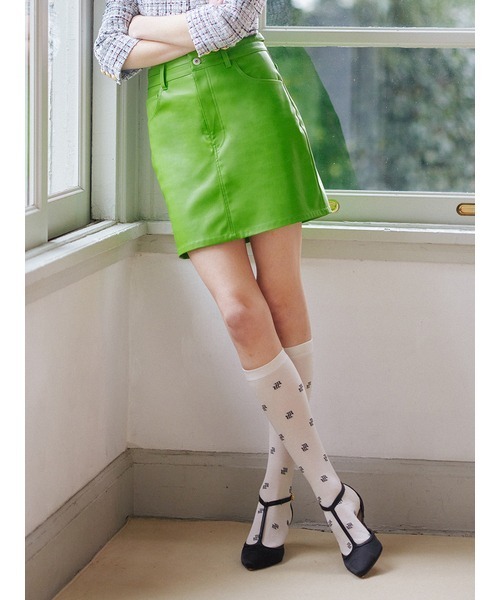 LILY BROWN（リリーブラウン）の「スリットウエストミニスカート