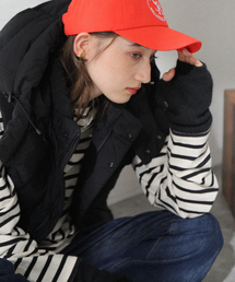 GLEN GORDON | 【GLEN GORDON/グレンゴードン】RIBSTITCH FINGERLESS MITTON：アームウォーマー(手袋)