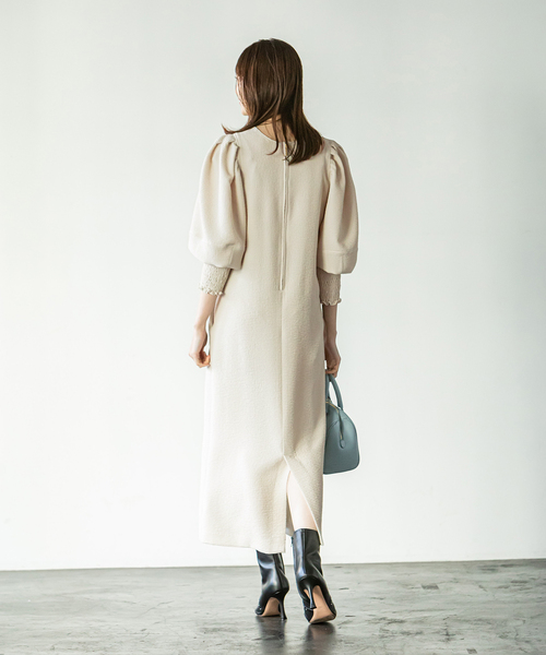 Noble（ノーブル）の「《追加》クレープマテリアルボリュームスリーブ  