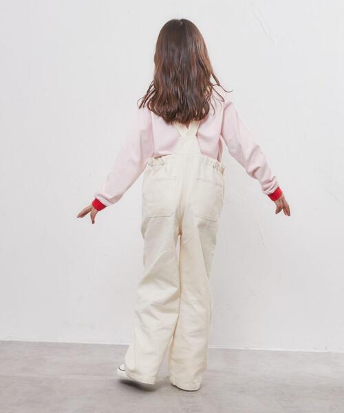 coen（コーエン）の「テープストラップオーバーオール（サロペット/オーバーオール・キッズ・ナチュラル/ネイビー・110/130/150）」の10枚目の写真