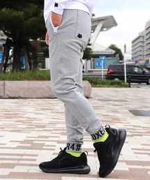 LUXE/R | (RM)【ユニセックス】【LUXE/R】ポンチ ジャガード ロゴ リブ ジョガーパンツ(スウェットパンツ)