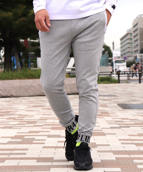 LUXE/R(ラグジュ)の「(RM)【ユニセックス】【LUXE/R】ポンチ ジャガード ロゴ リブ ジョガーパンツ(スウェットパンツ・メンズ・ブラック/グレー/ホワイト・MEDIUM/LARGE)」の17枚目の写真