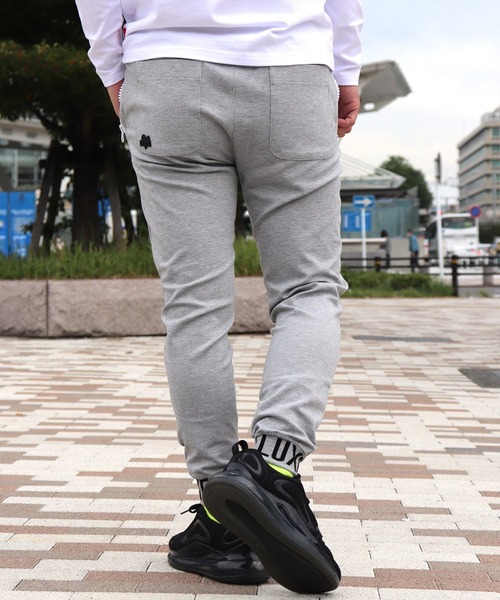LUXE/R(ラグジュ)の「(RM)【ユニセックス】【LUXE/R】ポンチ ジャガード ロゴ リブ ジョガーパンツ(スウェットパンツ・メンズ・ブラック/グレー/ホワイト・MEDIUM/LARGE)」の18枚目の写真