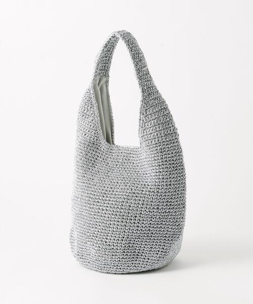 BEAUTY&YOUTH UNITED ARROWS(ビューティーアンドユースユナイテッドアローズ)の「コード ワンハンドル ショルダーバッグ(ショルダーバッグ・レディース・シルバー/ホワイト・FREE)」の12枚目の写真