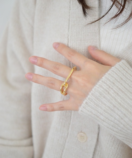 BROTHERHOOD（ブラザーフッド）の「【earyear】ダブル フィンガー リング v2（リング・レディース・その他8/その他6/その他2/その他14/その他4/その他12/その他9/その他1/その他7/その他5/その他11/その他13/その他3/その他10・FREE）」の5枚目の写真