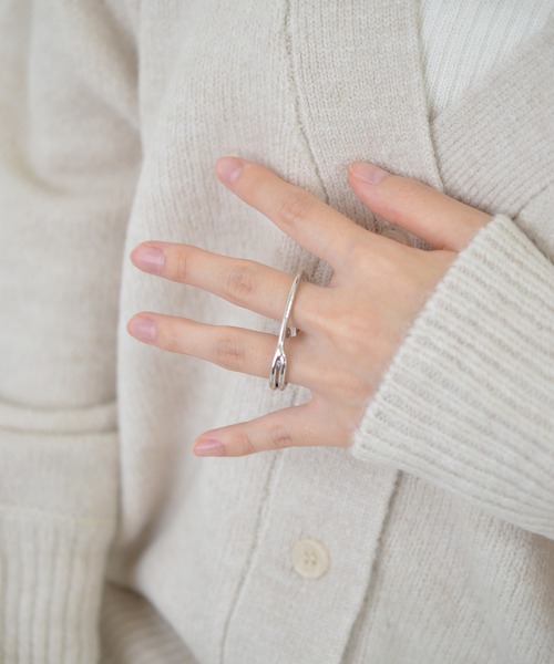 BROTHERHOOD（ブラザーフッド）の「【earyear】ダブル フィンガー リング v2（リング・レディース・その他8/その他6/その他2/その他14/その他4/その他12/その他9/その他1/その他7/その他5/その他11/その他13/その他3/その他10・FREE）」の7枚目の写真