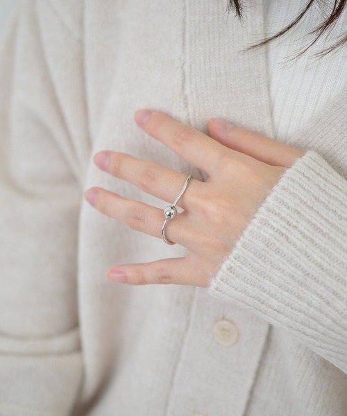 BROTHERHOOD（ブラザーフッド）の「【earyear】ダブル フィンガー リング v2（リング・レディース・その他8/その他6/その他2/その他14/その他4/その他12/その他9/その他1/その他7/その他5/その他11/その他13/その他3/その他10・FREE）」の9枚目の写真
