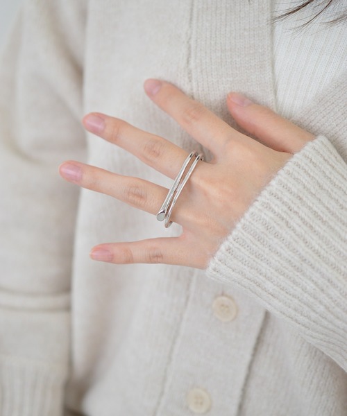 BROTHERHOOD（ブラザーフッド）の「【earyear】ダブル フィンガー リング v2（リング・レディース・その他8/その他6/その他2/その他14/その他4/その他12/その他9/その他1/その他7/その他5/その他11/その他13/その他3/その他10・FREE）」の13枚目の写真