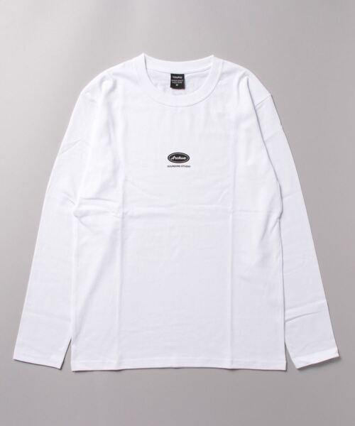 VIBGYOR(ヴィブジョー)の「プリント L/S C/N(BEY)(Tシャツ/カットソー・メンズ・ブラック/グリーン系その他/ホワイト・MEDIUM/LARGE)」の2枚目の写真