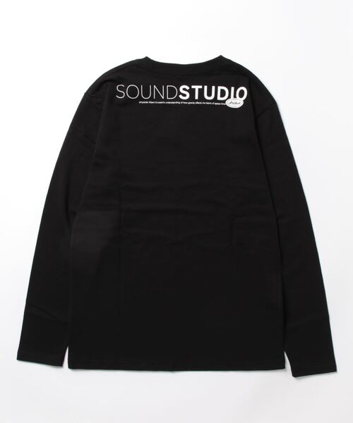 VIBGYOR(ヴィブジョー)の「プリント L/S C/N(BEY)(Tシャツ/カットソー・メンズ・ブラック/グリーン系その他/ホワイト・MEDIUM/LARGE)」の4枚目の写真