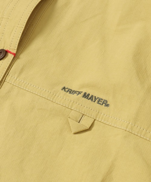 KRIFF MAYER Lady's Collection（クリフメイヤーレディースコレクション）の「キャンプワンピース（シャツワンピース・レディース・ブラウン/セージグリーン/カラフル/チャコール/イエロー・LARGE/MEDIUM）」の12枚目の写真