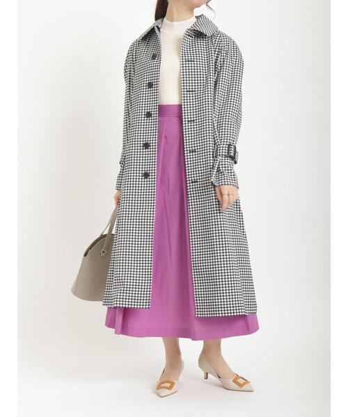 Te chichi（テチチ）の「ミニグログランタックフレアスカート（スカート・レディース・ピンク/グリーン/ベージュ/ネイビー・SMALL/MEDIUM）」の11枚目の写真