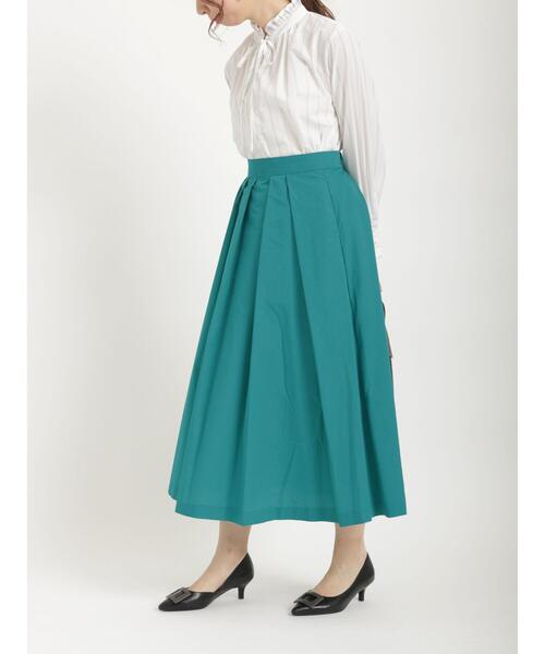 Te chichi（テチチ）の「ミニグログランタックフレアスカート（スカート・レディース・ピンク/グリーン/ベージュ/ネイビー・SMALL/MEDIUM）」の20枚目の写真