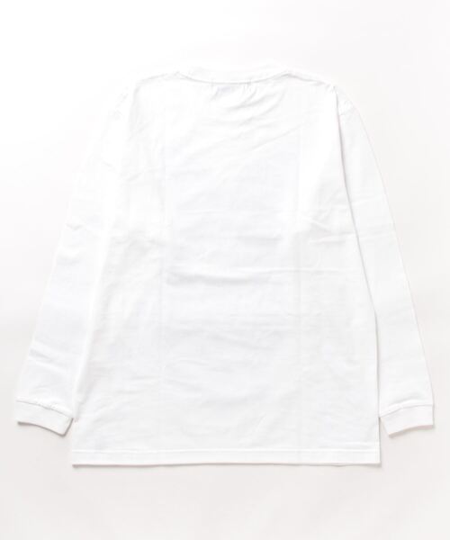 WORLD STANDARD(ワールドスタンダード)の「WORLD STANDARD/ワールドスタンダード バタフライアートプリント 長袖Tシャツ WSLT-006(Tシャツ/カットソー・メンズ・ホワイト/ブラック・XL/L/M)」の3枚目の写真