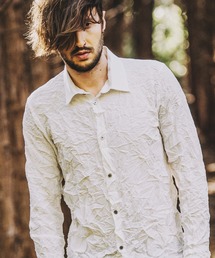 NO ID. | 【NO ID.】Washer Short Collar Shirt / ワッシャー ショート カラー シャツ(シャツ/ブラウス)