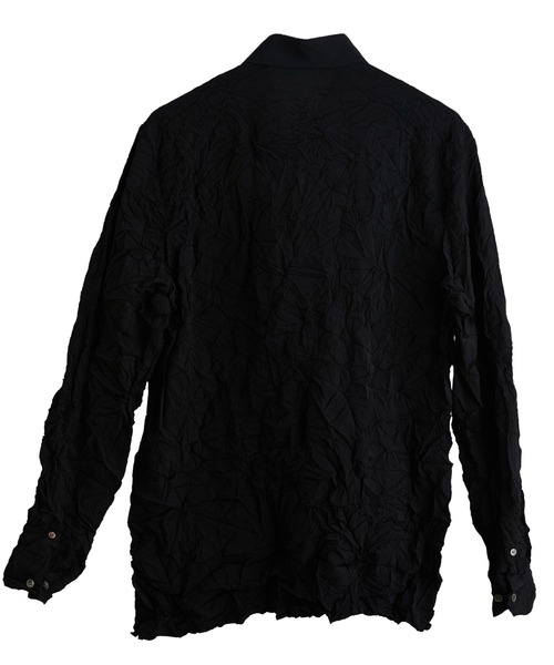 NO ID.（ノーアイディ）の「【NO ID.】Washer Short Collar Shirt / ワッシャー ショート カラー シャツ（シャツ/ブラウス・メンズ・ホワイト/グレー/ブラック・ONE SIZE）」の7枚目の写真