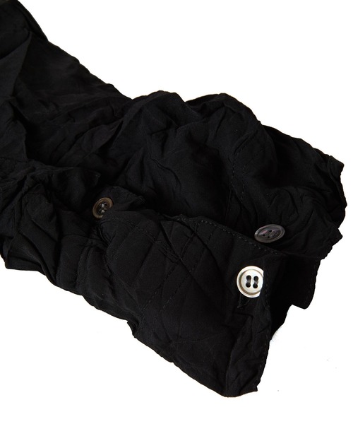 NO ID.（ノーアイディ）の「【NO ID.】Washer Short Collar Shirt / ワッシャー ショート カラー シャツ（シャツ/ブラウス・メンズ・ホワイト/グレー/ブラック・ONE SIZE）」の11枚目の写真