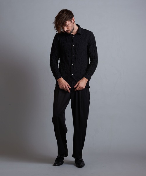 NO ID.（ノーアイディ）の「【NO ID.】Washer Short Collar Shirt / ワッシャー ショート カラー シャツ（シャツ/ブラウス・メンズ・ホワイト/グレー/ブラック・ONE SIZE）」の18枚目の写真