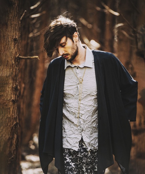 NO ID.（ノーアイディ）の「【NO ID.】Washer Short Collar Shirt / ワッシャー ショート カラー シャツ（シャツ/ブラウス・メンズ・ホワイト/グレー/ブラック・ONE SIZE）」の21枚目の写真