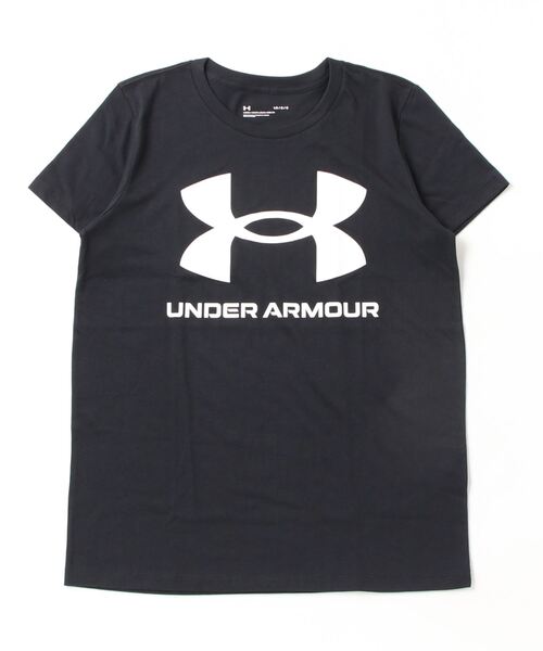 UNDER ARMOUR(アンダーアーマー)の「アンダーアーマー UAライブ スポーツスタイル グラフィック ショートスリーブTシャツ(Tシャツ/カットソー・レディース・ブラック・L/XL/S/M)」の1枚目の写真