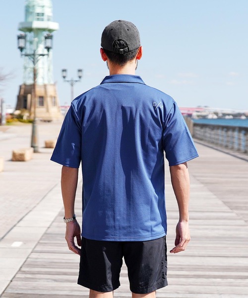 TYGHUS（タイガス）の「TYGHUS(タイガス)クーリング半袖シャツ（シャツ/ブラウス・メンズ・ブラック/ネイビー・X-LARGE/LARGE/MEDIUM）」の5枚目の写真