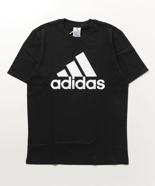adidas(アディダス)の「アディダス adidas エッセンシャルズ シングルジャージー ビッグロゴ半袖Tシャツ(Tシャツ/カットソー・メンズ・ホワイト/ブラック・3L/M/S/L/LL)」の1枚目の写真