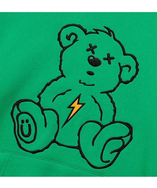 ISTKUNST(イストクンスト)の「【UNISEX】ISTKUNST/サンダーベアーフーディー 2194580(パーカー・レディース・グリーン/ベージュ・MEDIUM/LARGE)」の8枚目の写真