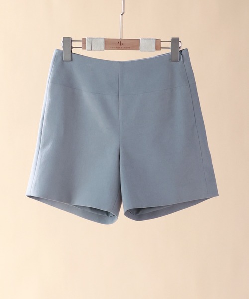 SAISON DE PAPILLON(セゾンドパピヨン)の「ツイル織ハイウエストショートパンツ(その他パンツ・レディース・ブルーグレー/ブラック/ピンク・S/M/L)」の4枚目の写真