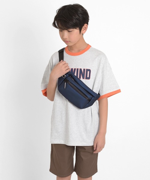 GLAZOS(グラソス)の「ミニボディバッグ(ボディバッグ/ウエストポーチ・キッズ・ブラック/ネイビー/カーキ/グレー・フリー)」の5枚目の写真