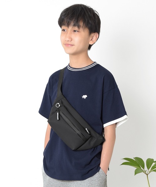 GLAZOS(グラソス)の「ミニボディバッグ(ボディバッグ/ウエストポーチ・キッズ・ブラック/ネイビー/カーキ/グレー・フリー)」の20枚目の写真