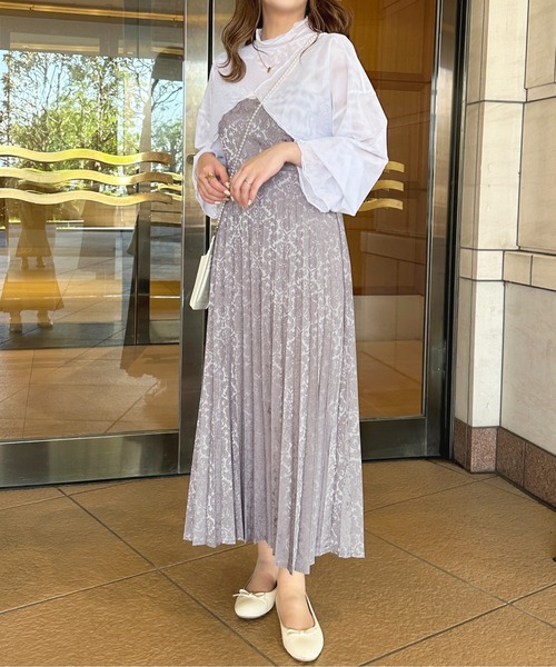 セール】ジャガードリボンキャミワンピース【ZOZOTOWN限定アイテム