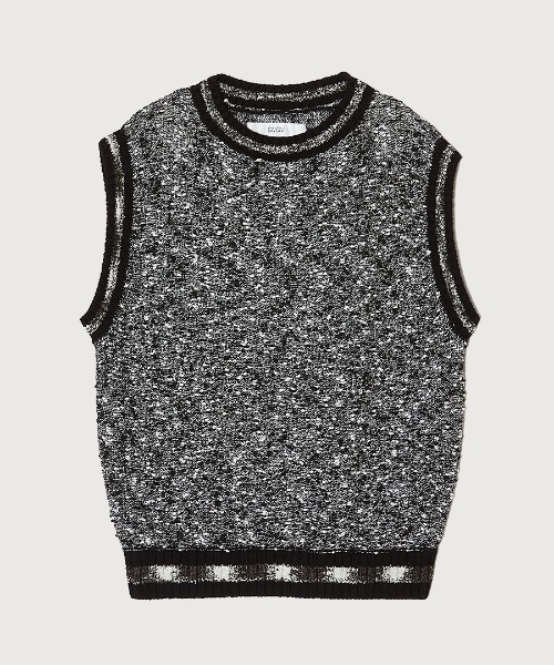 G.V.G.V.（ジーヴィージーヴィー）の「TWEED N/S KNIT（ニット/セーター・レディース・ピンク/ブラック・ONE SIZE）」の13枚目の写真