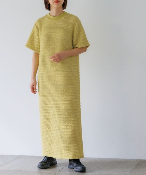 ワンピース yu yuw（ユウ）の「フクレジャガードTワンピース 198208