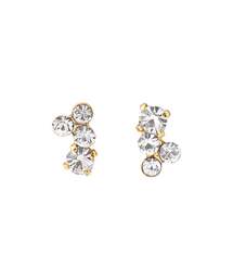 ビジューアシメピアス