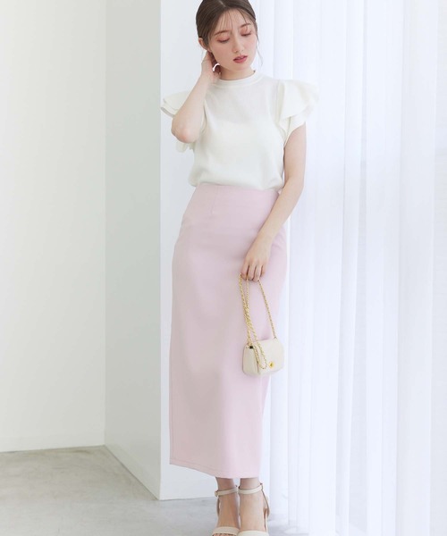 fifth（フィフス）の「ラッフルスリーブニット（ニット/セーター・レディース・ブラック/ホワイト・M）」の10枚目の写真