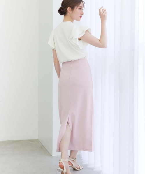 fifth（フィフス）の「ラッフルスリーブニット（ニット/セーター・レディース・ブラック/ホワイト・M）」の13枚目の写真