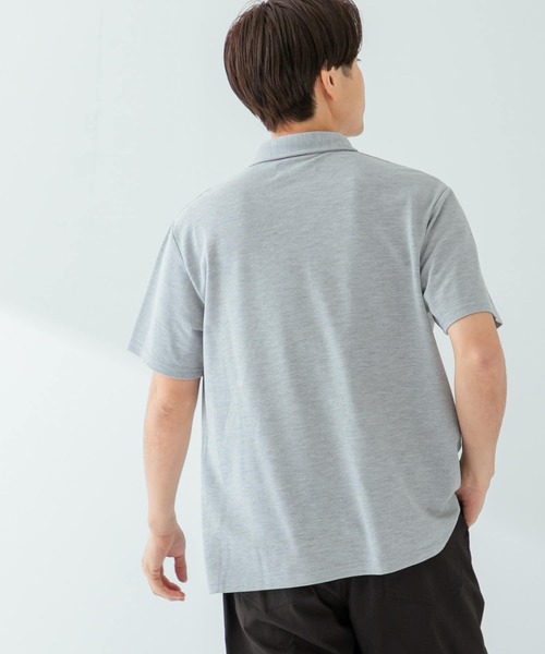 URBAN RESEARCH ROSSO MEN（アーバンリサーチロッソメン）の「『XLサイズあり』ハイパフォーマンス鹿の子ポロシャツ（ポロシャツ・メンズ・グレー/ホワイト/カーキ/ブラック/ブラウン/ブルー系その他/レッド/ネイビー・MEDIUM/SMALL/X-LARGE/LARGE）」の13枚目の写真